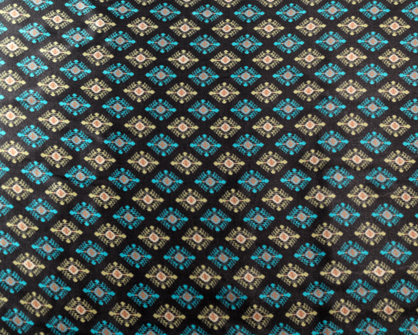 Ikkat Gajji Silk Combo Set ( Top & Bottom 2.5 Meters Each)