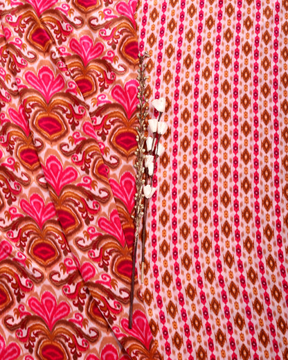 Fluid Crepe Top & Bottom Fabric Set (Top & Bottom 2.5 Meters Each)