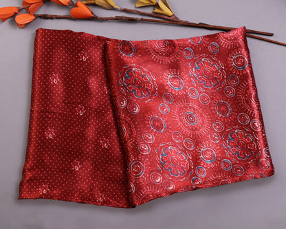 Gajji Silk Combo Set ( Top & Bottom 2.5 Meters Each)