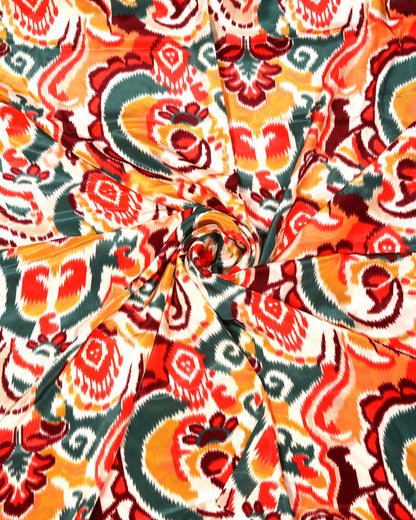 Fluid Crepe Top & Bottom Fabric Set (Top & Bottom 2.5 Meters Each)
