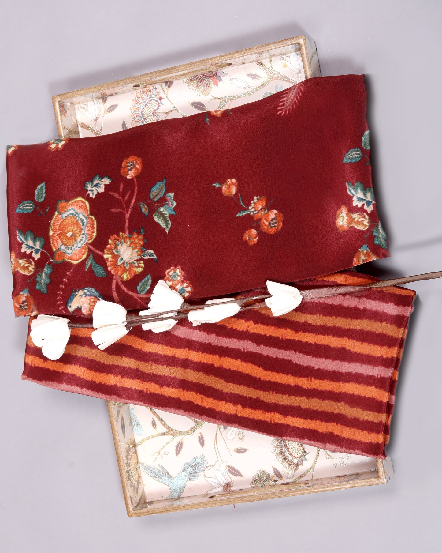 Fluid Crepe Top & Bottom Fabric Set (Top & Bottom 2.5 Meters Each)