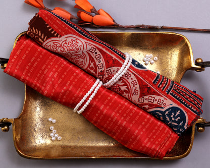 Natural Crepe Combo Set ( Top & Bottom 2.5 Meters Each)