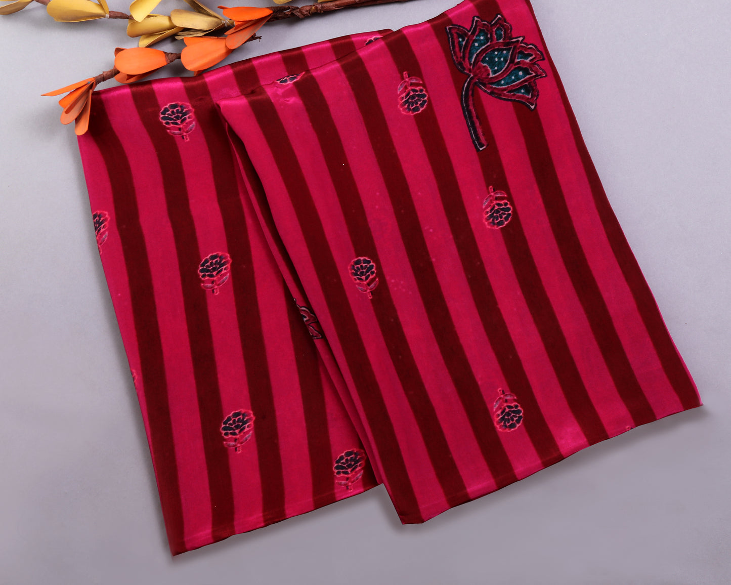 Natural Crepe Combo Set ( Top & Bottom 2.5 Meters Each)