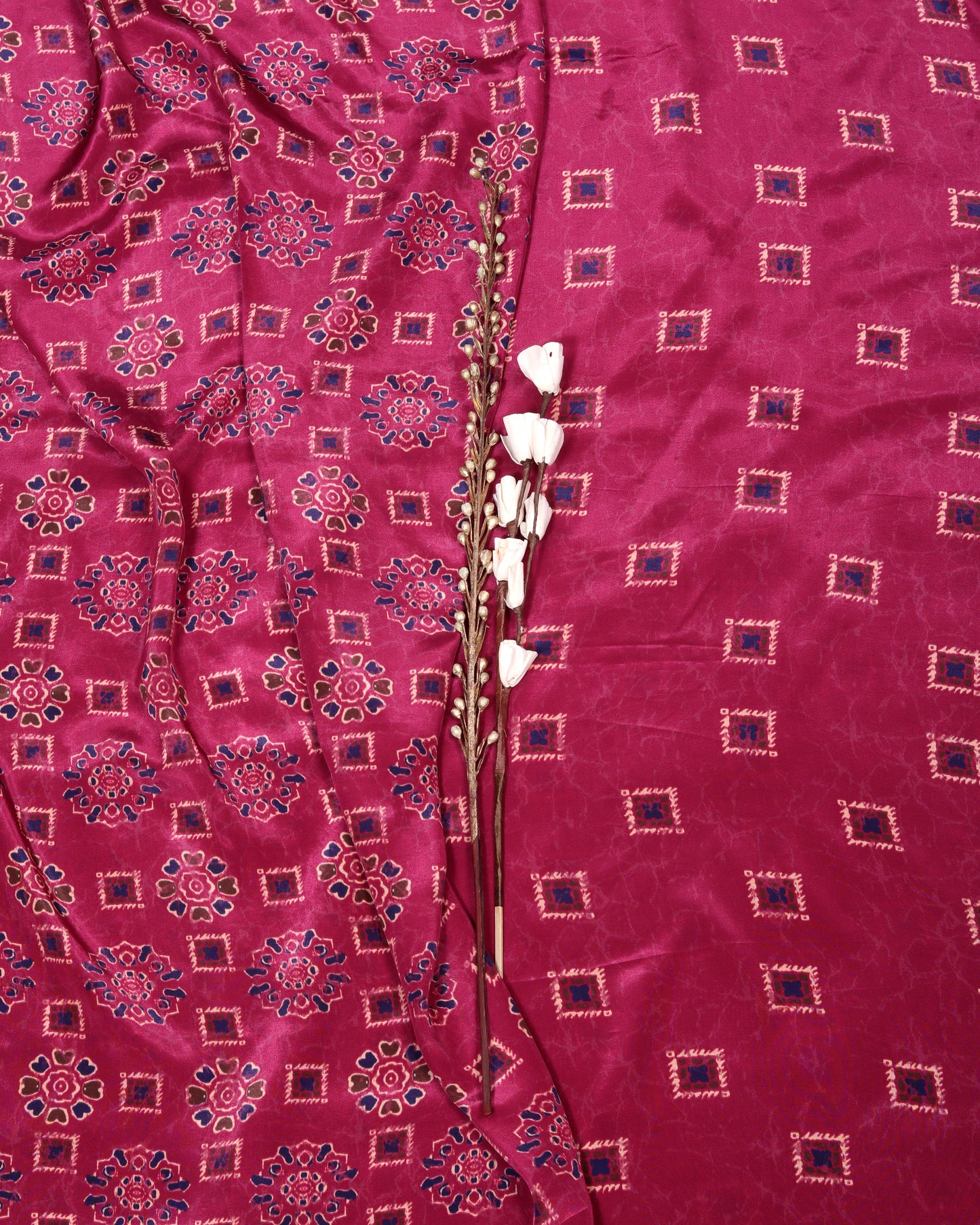 Fluid Crepe Top & Bottom Fabric Set (Top & Bottom 2.5 Meters Each)
