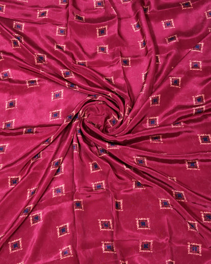 Fluid Crepe Top & Bottom Fabric Set (Top & Bottom 2.5 Meters Each)