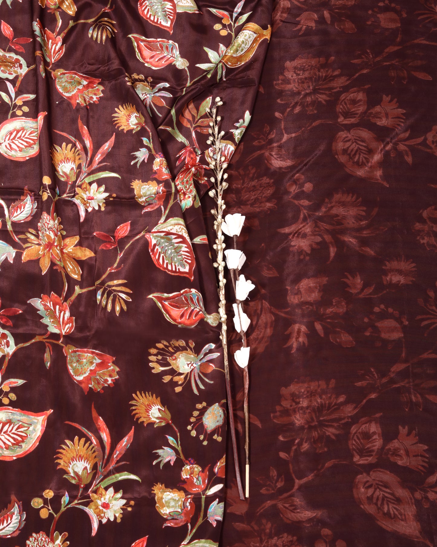 Fluid Crepe Top & Bottom Fabric Set (Top & Bottom 2.5 Meters Each)