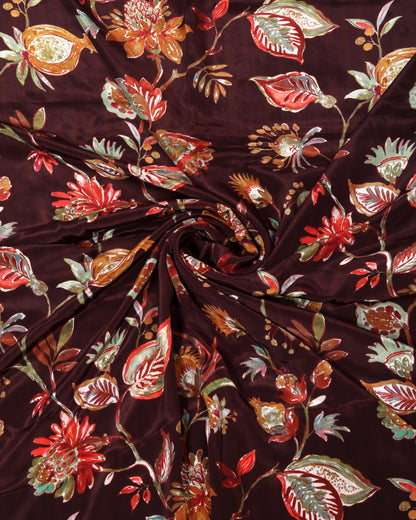 Fluid Crepe Top & Bottom Fabric Set (Top & Bottom 2.5 Meters Each)