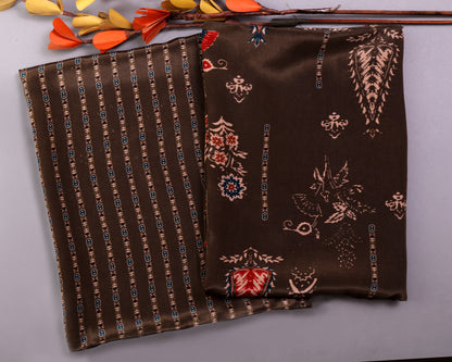 Natural Crepe Combo Set ( Top & Bottom 2.5 Meters Each)