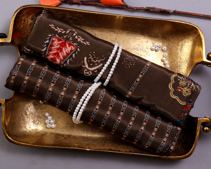 Natural Crepe Combo Set ( Top & Bottom 2.5 Meters Each)