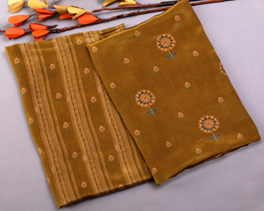 Natural Crepe Combo Set ( Top & Bottom 2.5 Meters Each)