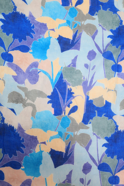 Pure Malai Chanderi Fabric