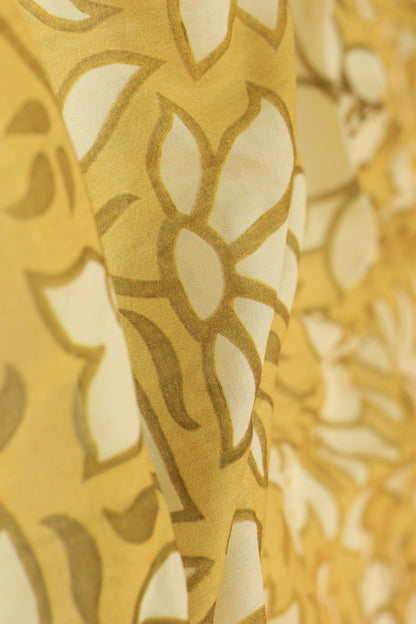 Pure Malai Chanderi Fabric