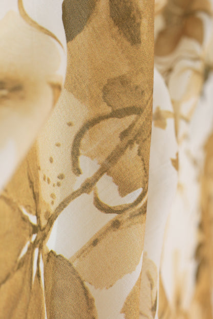 Pure Malai Chanderi Fabric