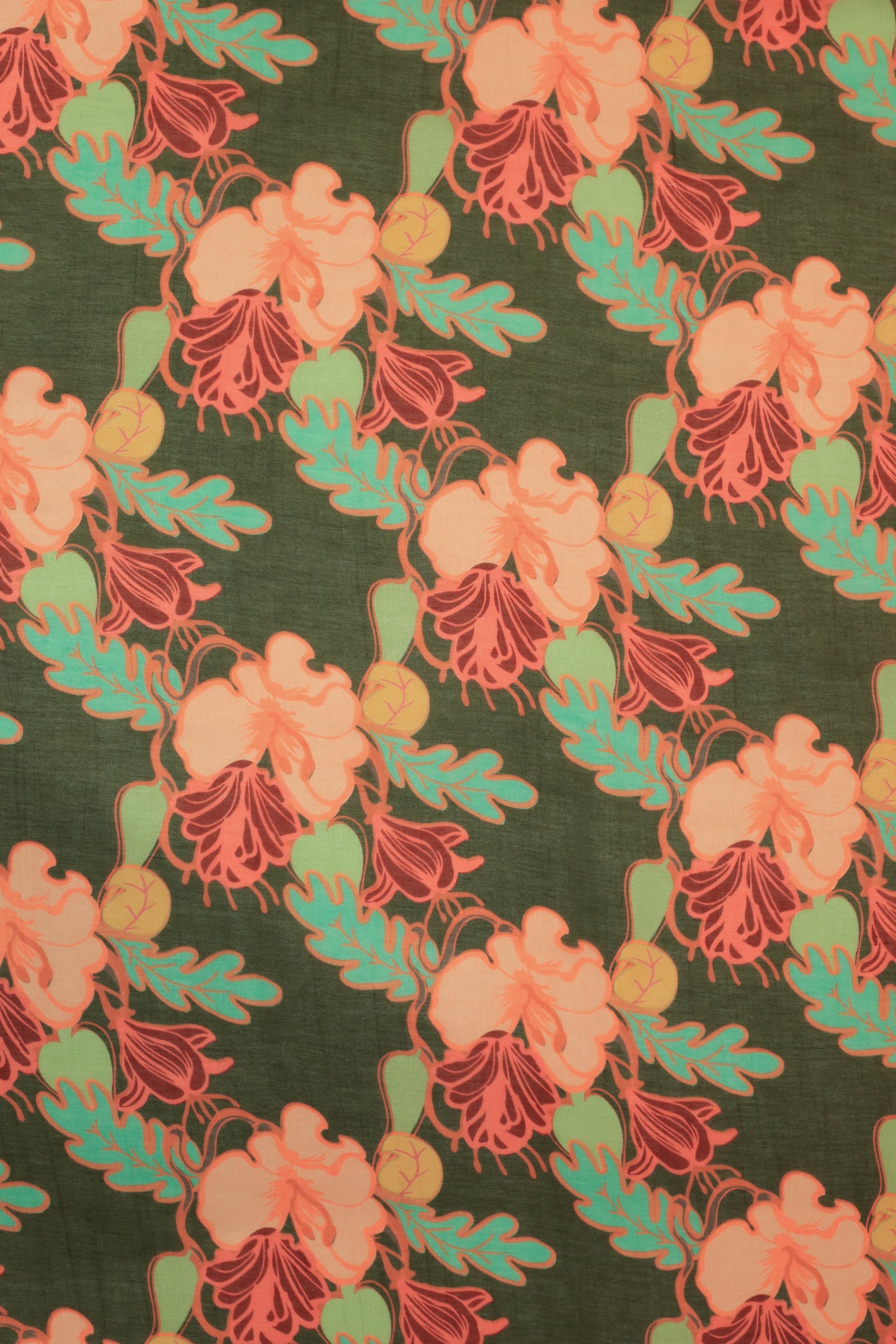 Pure Malai Chanderi Fabric