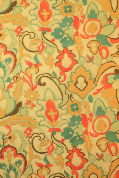 Pure Malai Chanderi Fabric
