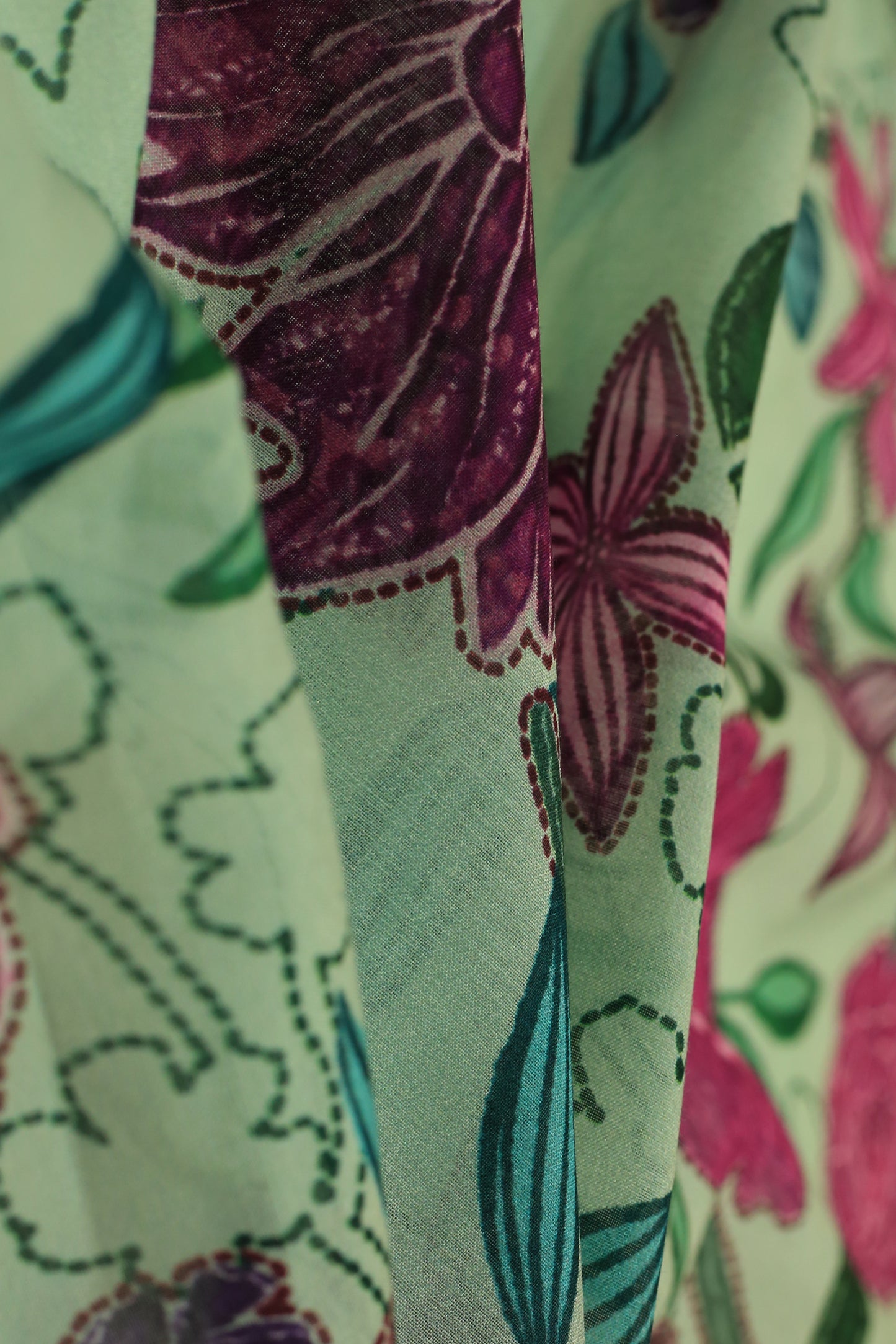 Pure Malai Chanderi Fabric