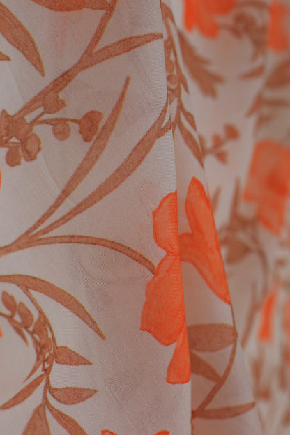 Pure Malai Chanderi Fabric