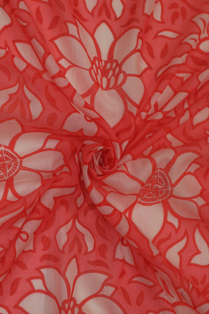 Pure Malai Chanderi Fabric