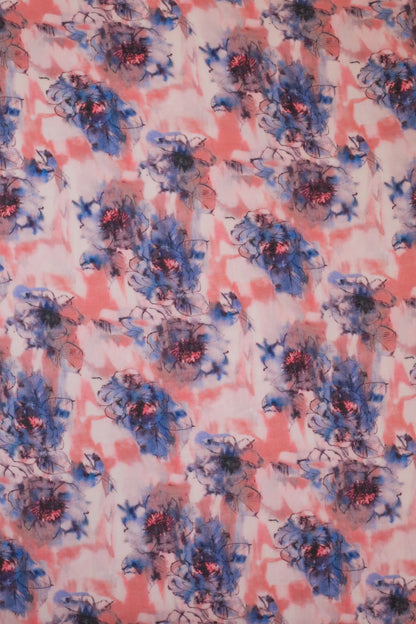 Pure Malai Chanderi Fabric