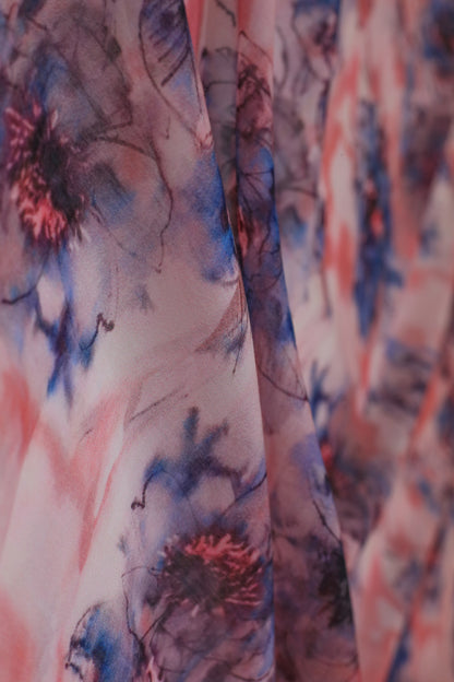 Pure Malai Chanderi Fabric