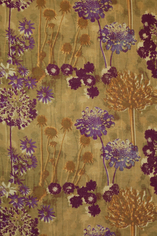 Pure Malai Chanderi Fabric