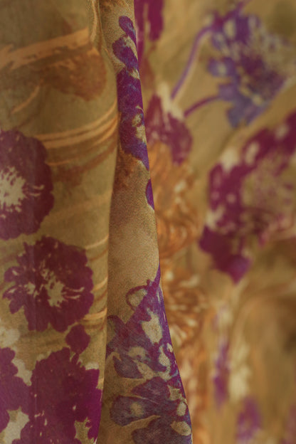 Pure Malai Chanderi Fabric