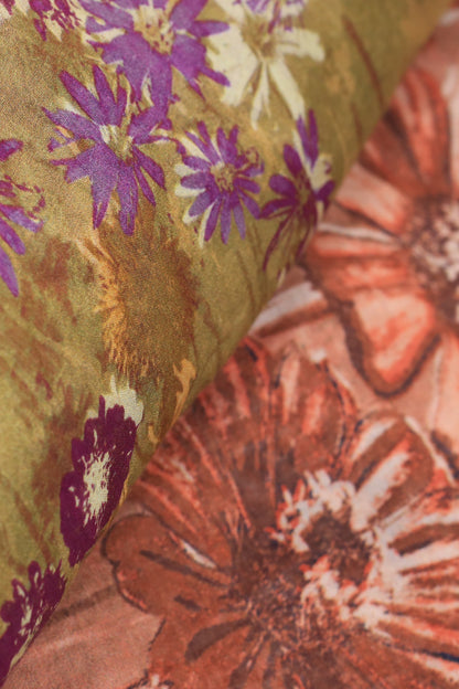 Pure Malai Chanderi Fabric