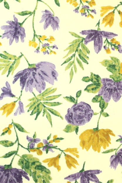 Pure Cotton Schiffli Printed Fabric