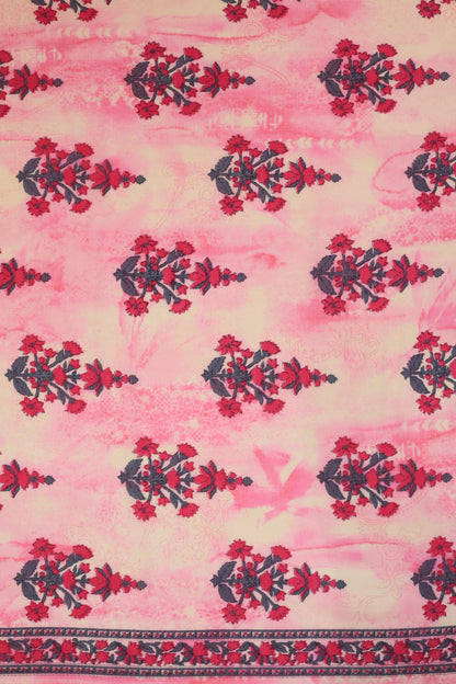 Pure Malai Chanderi Fabric