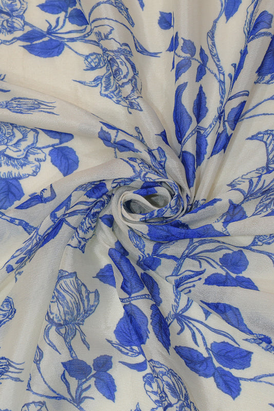 Pure Chinnon Digital Printed Fabric