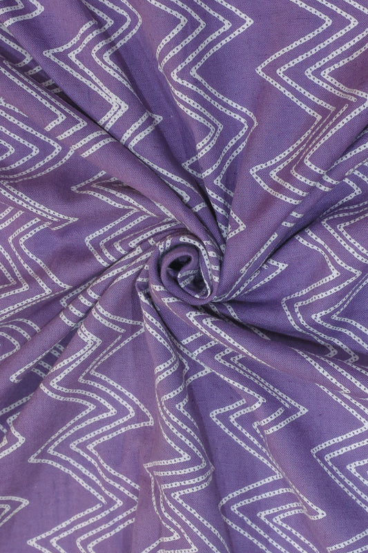 Handloom Cotton Digital Printed Fabric