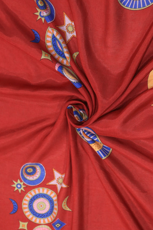 Muslin Digital Printed Pure Fabric