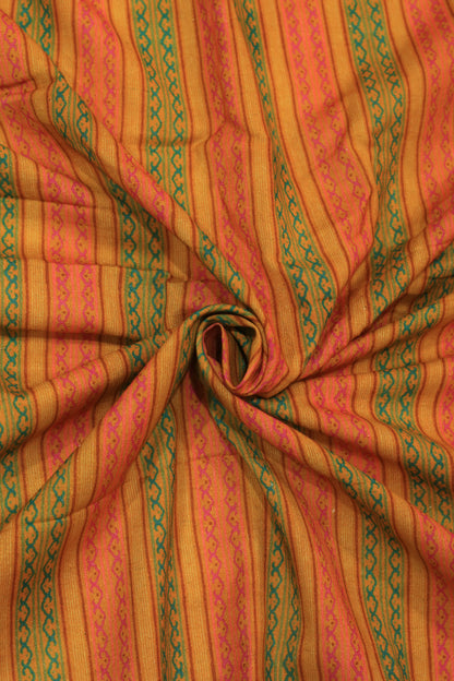 Handloom Cotton Printed Fabric