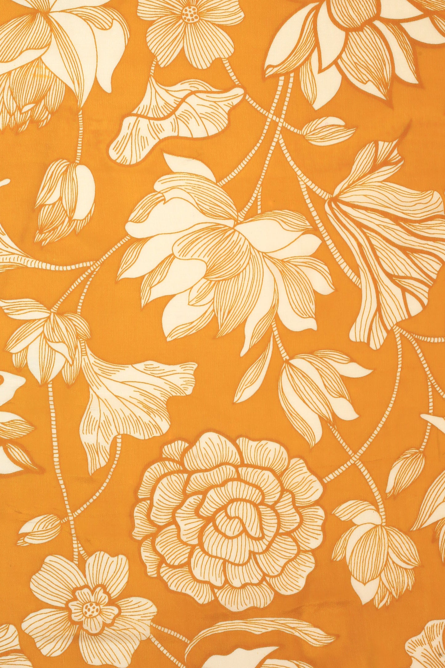 Pure Chinnon Digital Printed Fabric