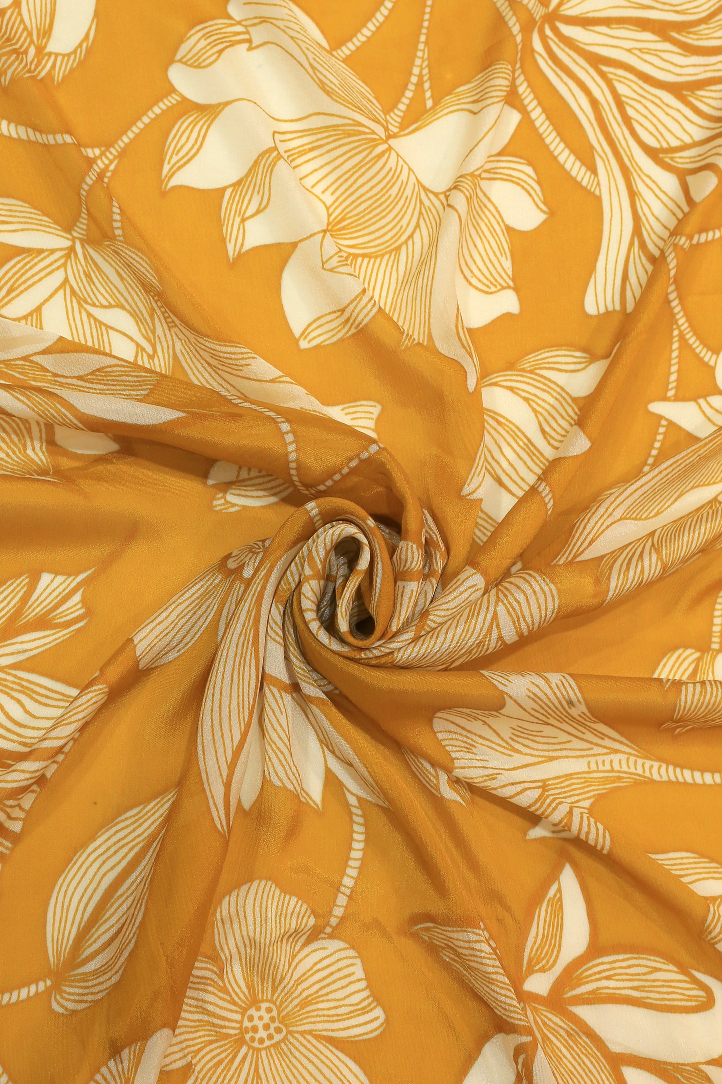 Pure Chinnon Digital Printed Fabric