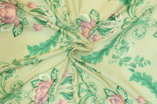 Muslin Digital Printed Fabric