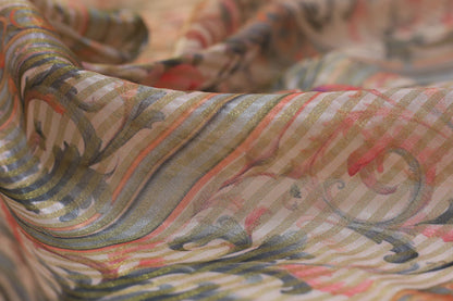 Pure Tabby Stripes Digital Printed Fabric