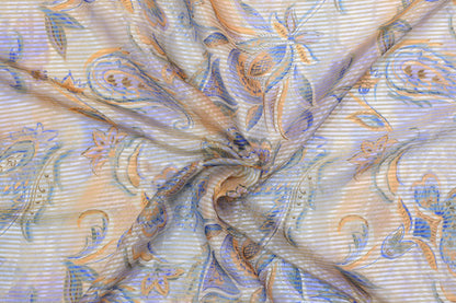 Pure Tabby Stripes Digital Printed Fabric