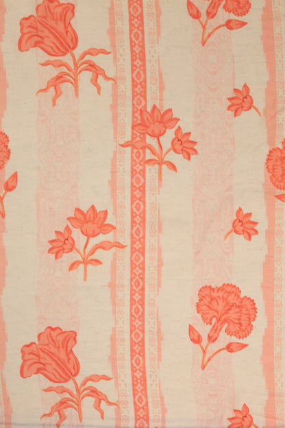 Handloom Cotton Printed Fabric
