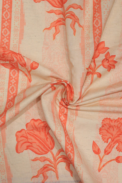 Handloom Cotton Printed Fabric