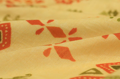 Pure Linen Silk Digital Printed Fabric