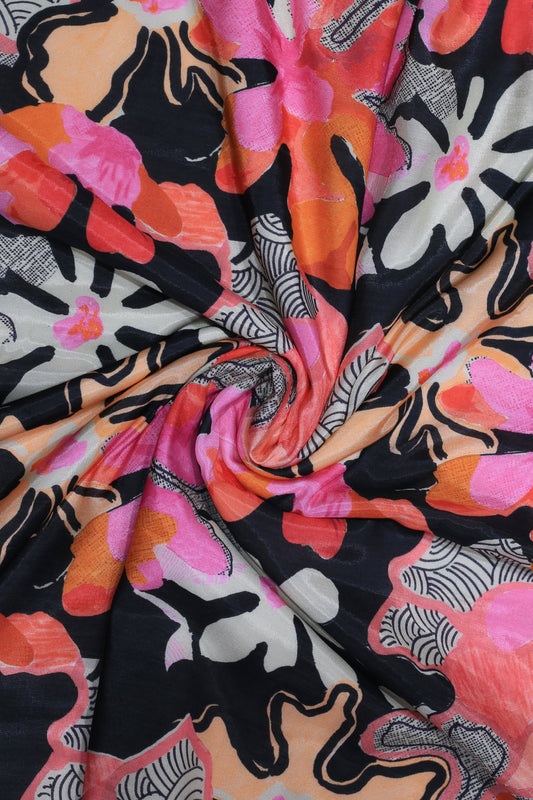 Premium Muslin Digital Printed Fabric