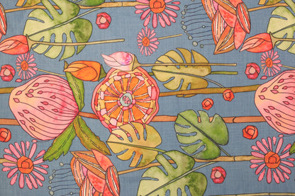 Pure Satin Digital Printed Fabric