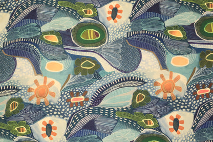 Pure Satin Printed Fabric