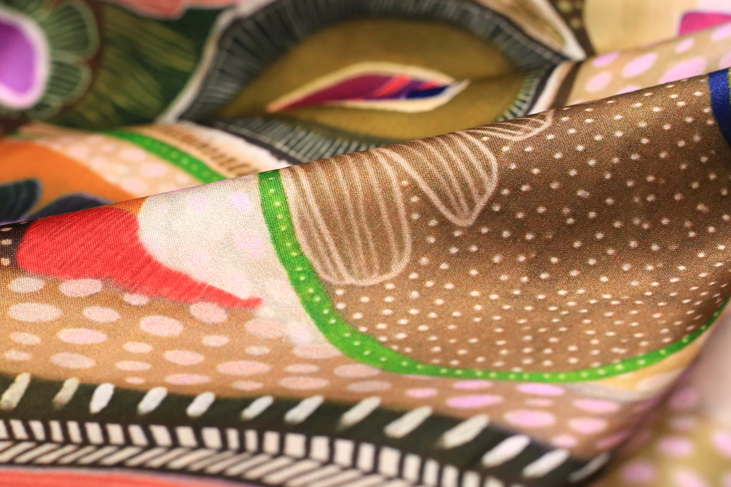 Pure Satin Digital Printed Fabric