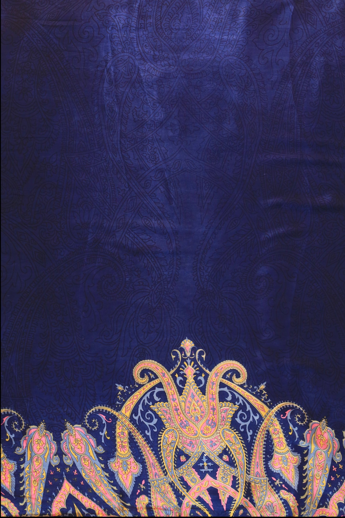 Gajji Silk Daman Printed Fabric