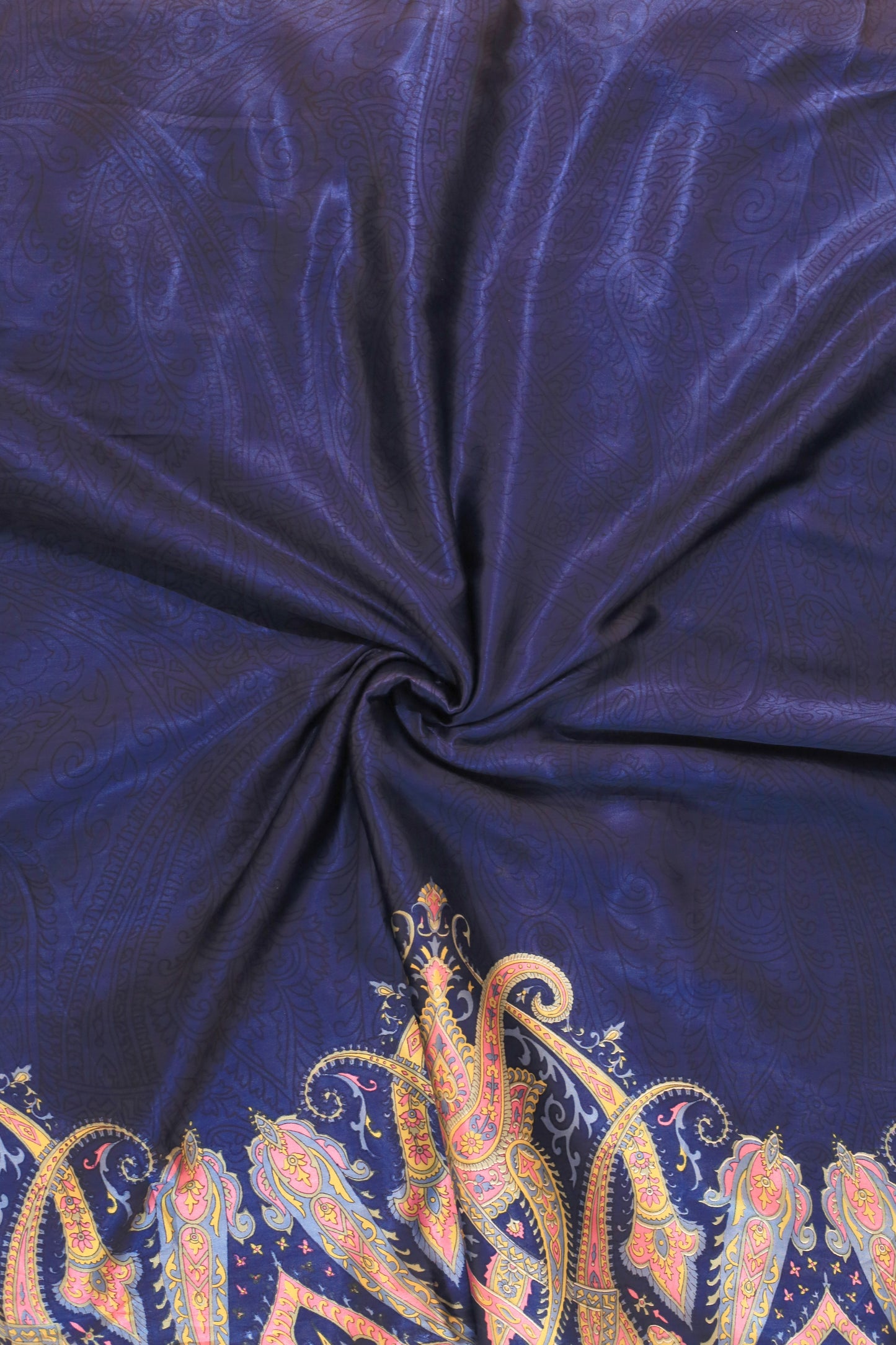 Gajji Silk Daman Printed Fabric