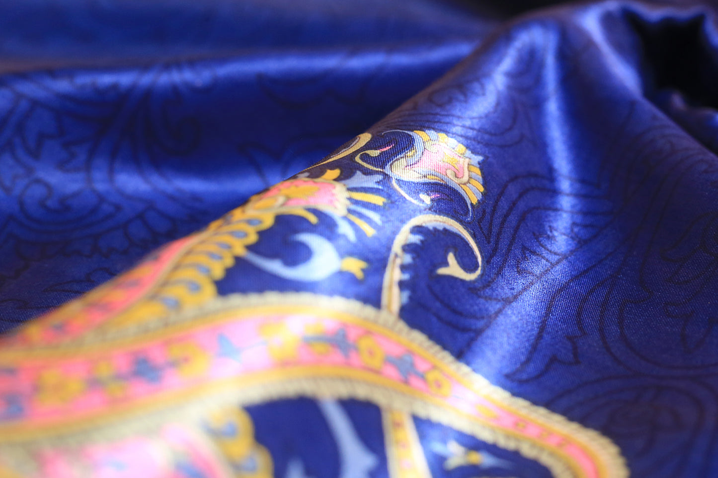 Gajji Silk Daman Printed Fabric