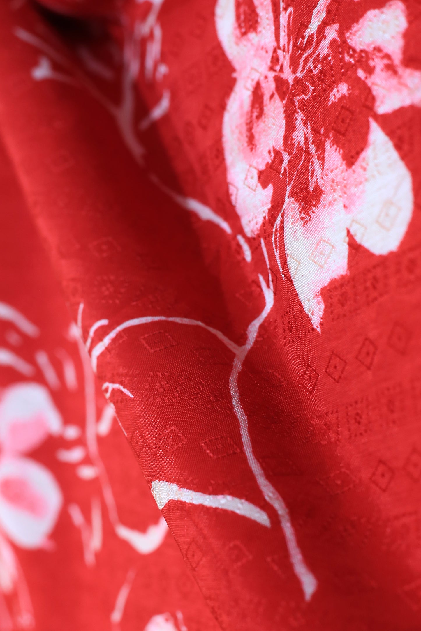 Russian silk Self Jacquard Printed Fabric (Width 44”)