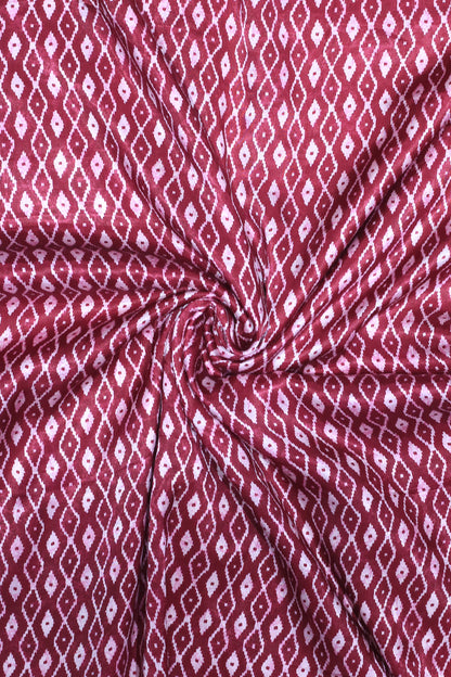 Gajji Silk Printed Fabric